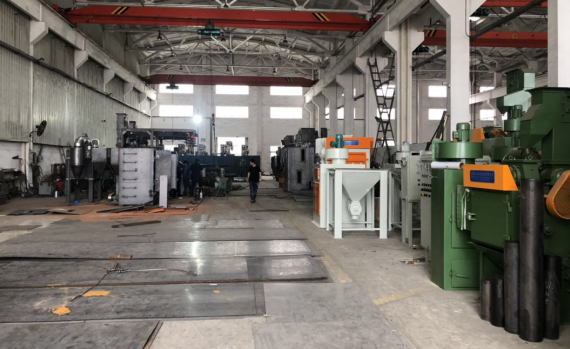 年产4万台套，想用抛丸设备打抛汽车底盘产品